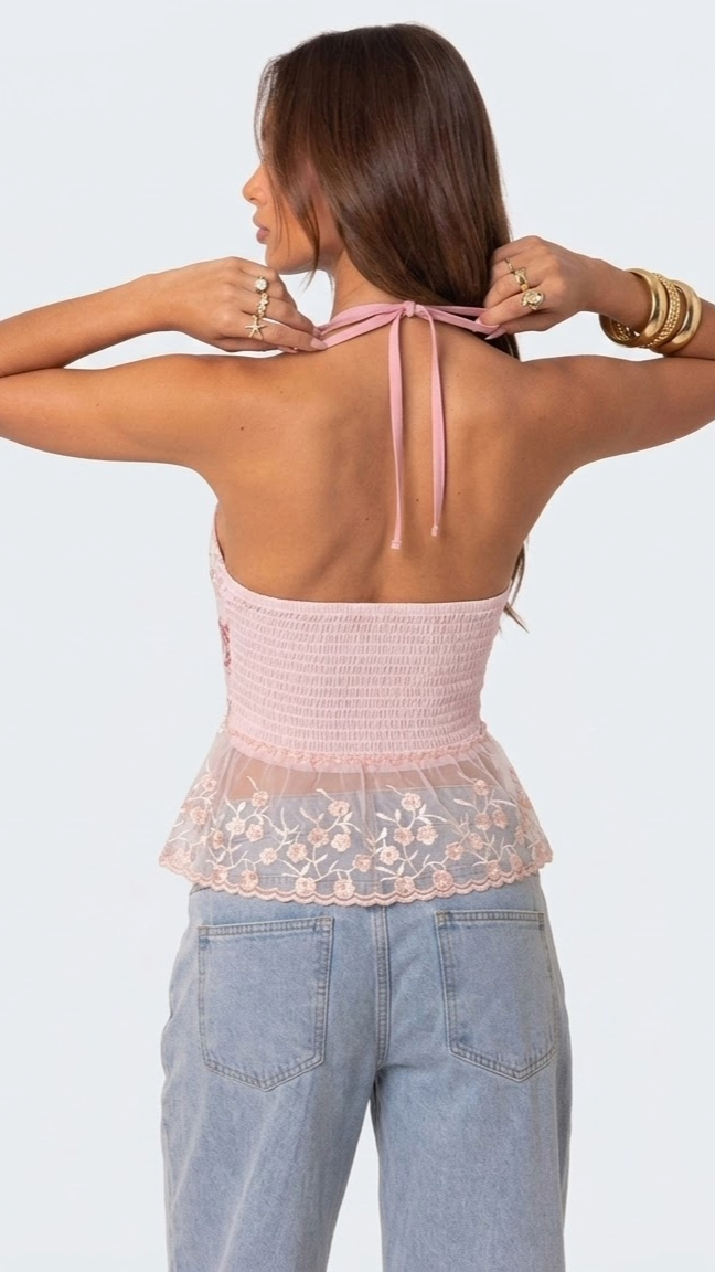 Sunnyshic Romantični Crop Top