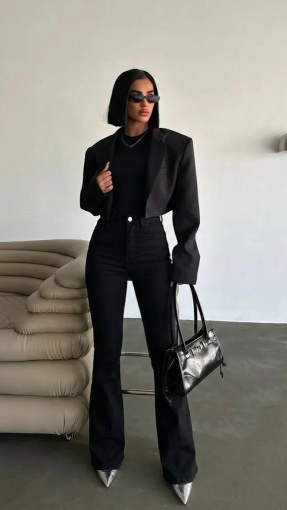 MYOURSA Traperice sa Visokim Strukom,, Elegantne svakodnevne