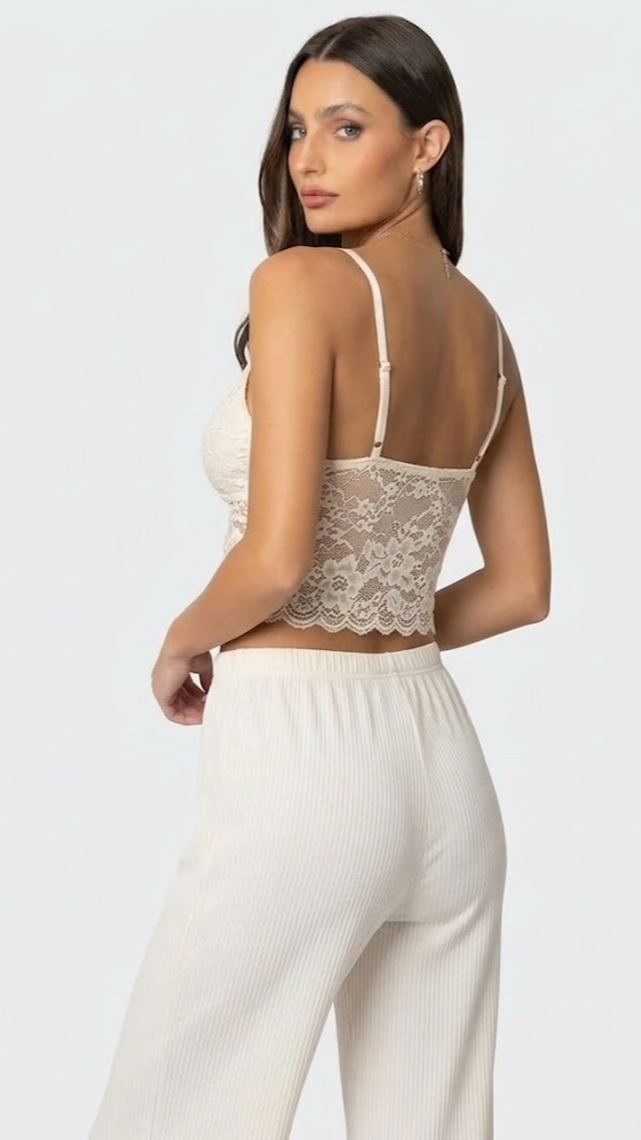 Ženski Čipkasti Komplet