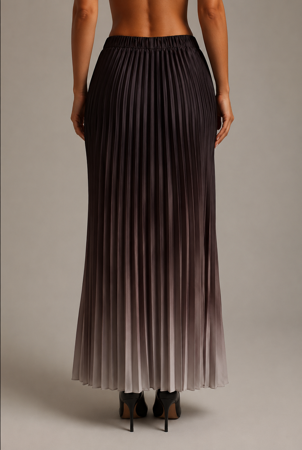 Elegantan Impleti Ombre Print Uzorak Suknja za Žene