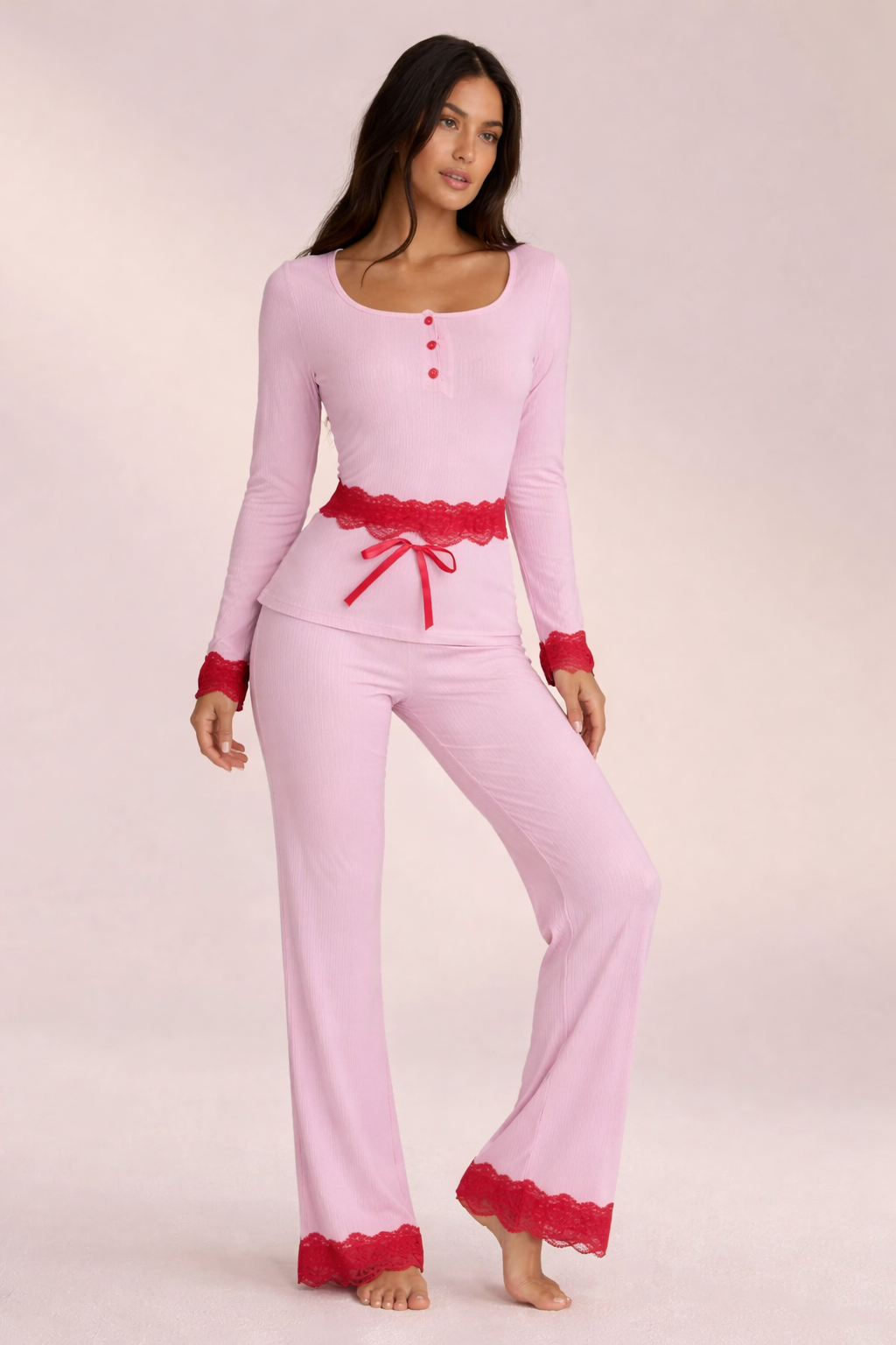 Roze Pidžama Set
