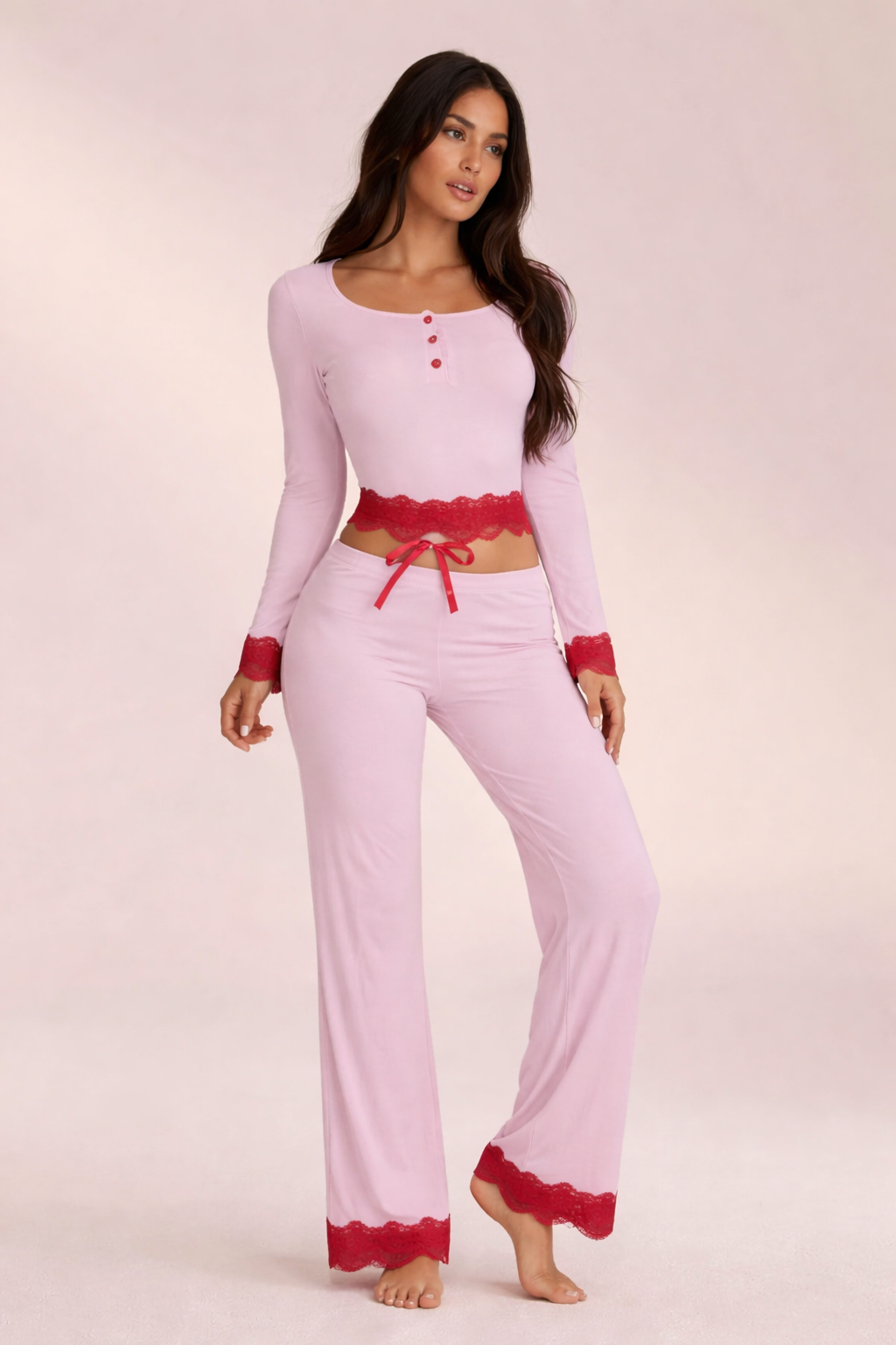 Roze Pidžama Set