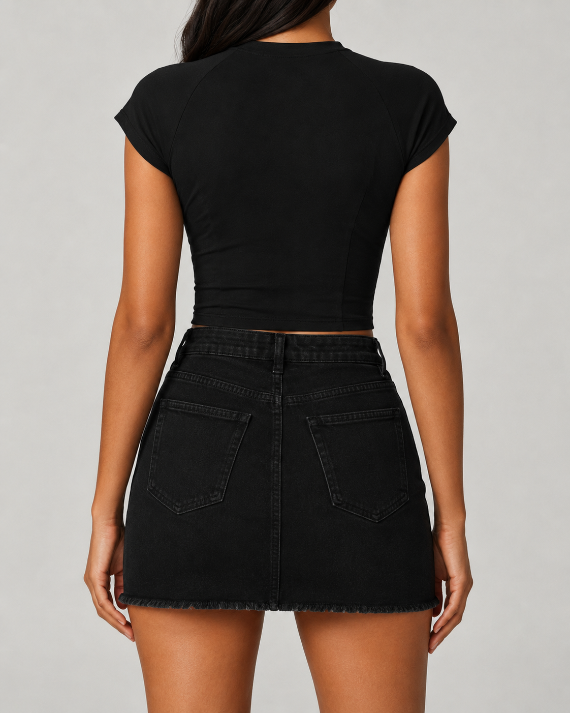Uska Bodycon Mini Denim Suknja