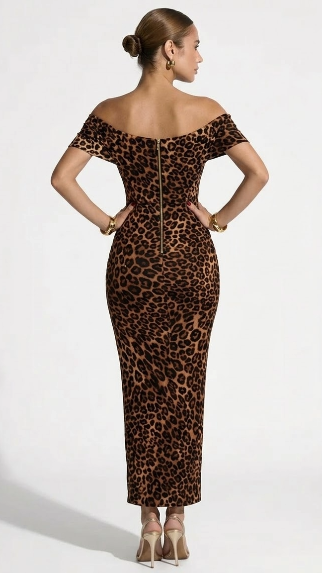 Leopard - Midi Haljina