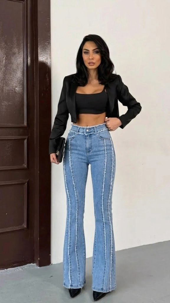 EMERY ROSE Farmerke Bootcut