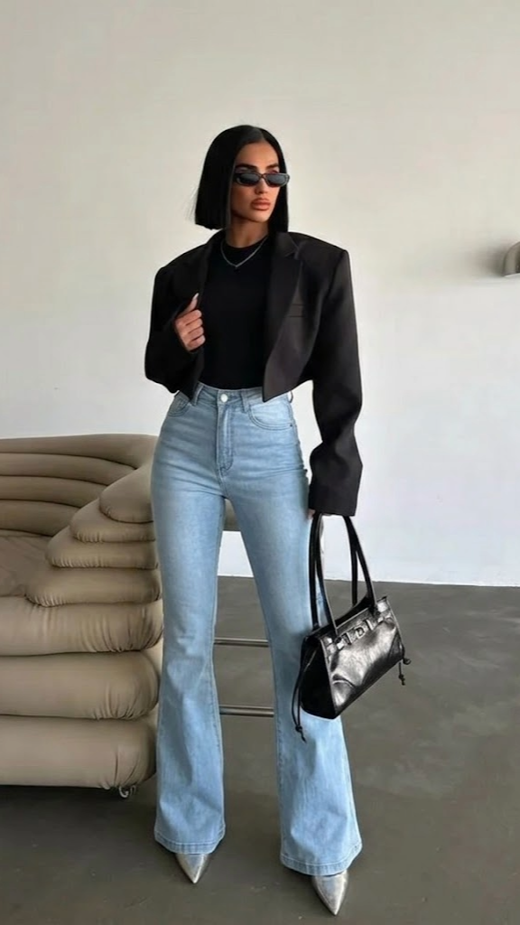 MYOURSA Traperice sa Visokim Strukom,, Elegantne svakodnevne